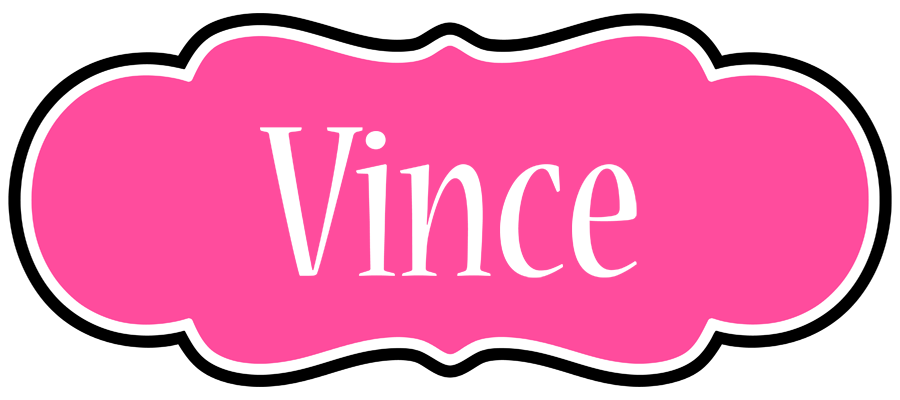 Vince invitation logo