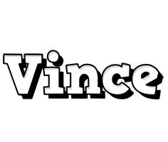 Vince snowing logo
