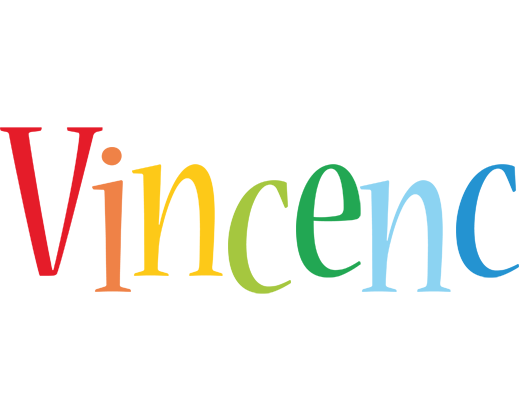 Vincenc birthday logo