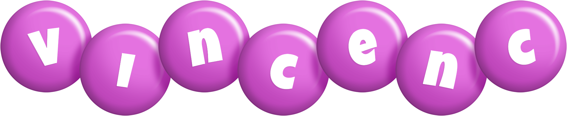 Vincenc candy-purple logo