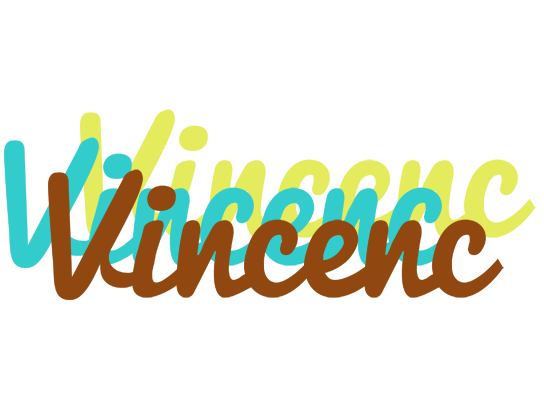 Vincenc cupcake logo
