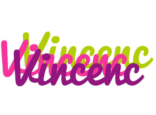 Vincenc flowers logo