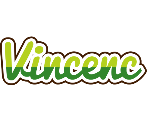 Vincenc golfing logo