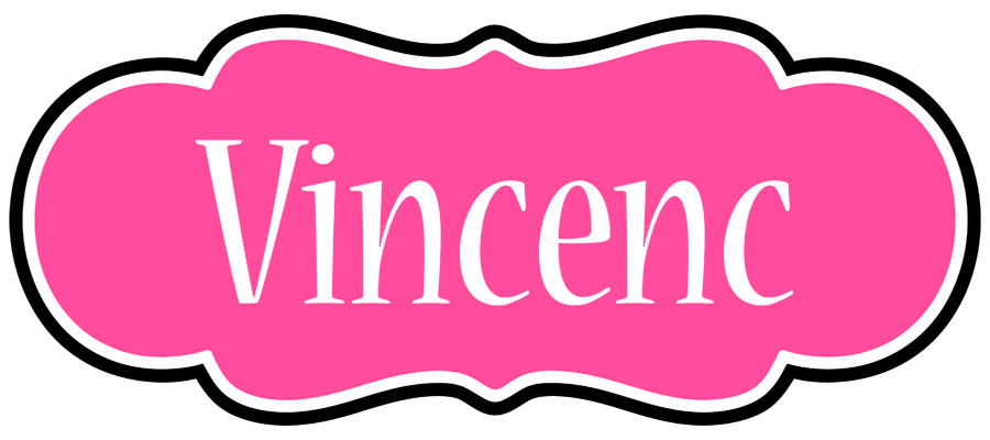 Vincenc invitation logo