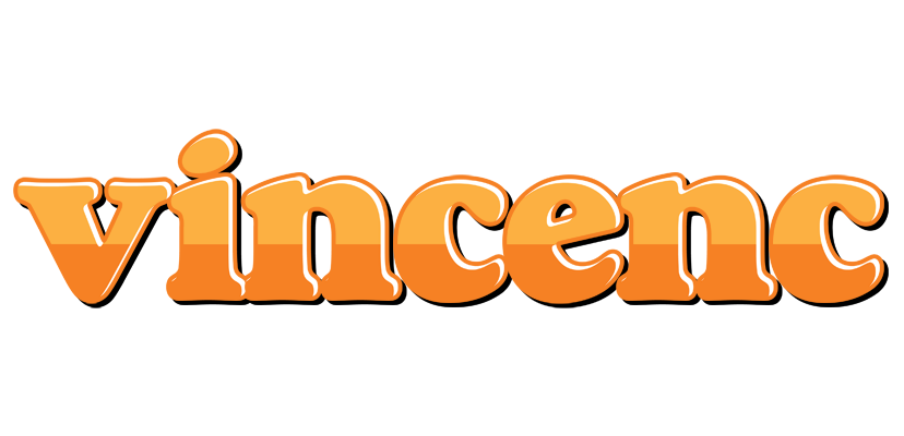 Vincenc orange logo