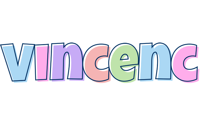 Vincenc pastel logo