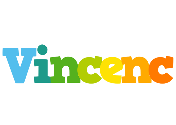 Vincenc rainbows logo