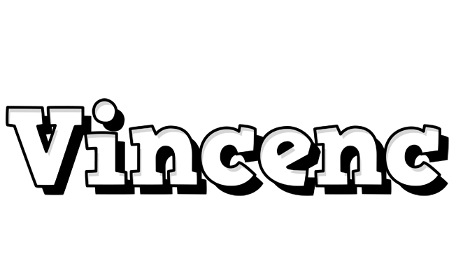 Vincenc snowing logo