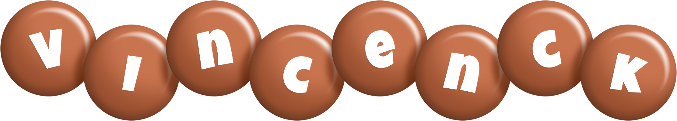 Vincenck candy-brown logo