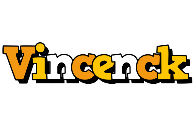 Vincenck cartoon logo