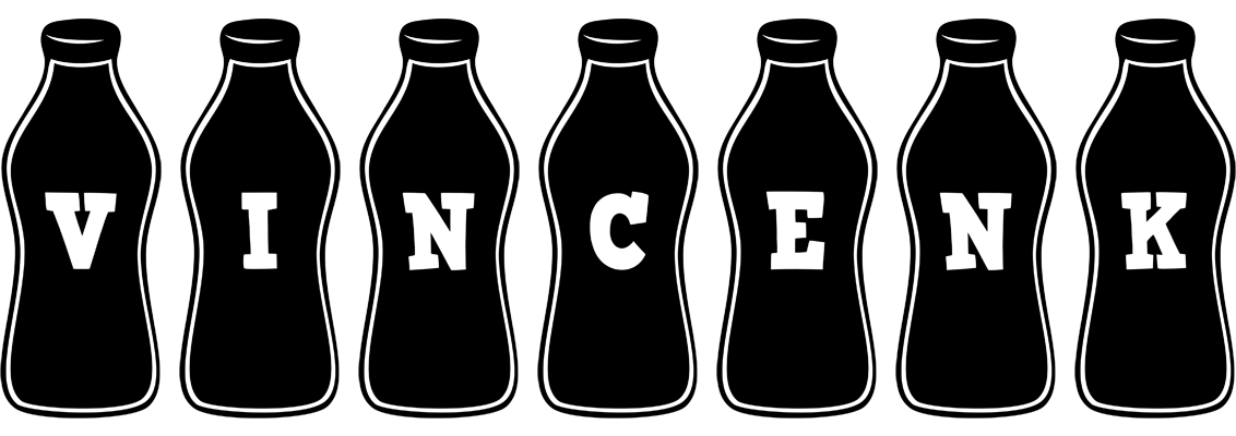 Vincenk bottle logo