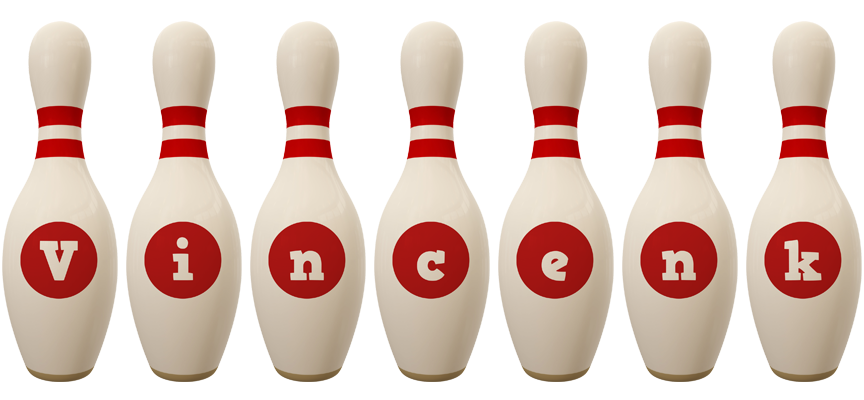 Vincenk bowling-pin logo