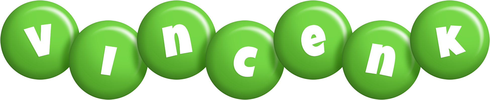 Vincenk candy-green logo