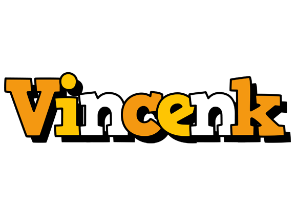Vincenk cartoon logo