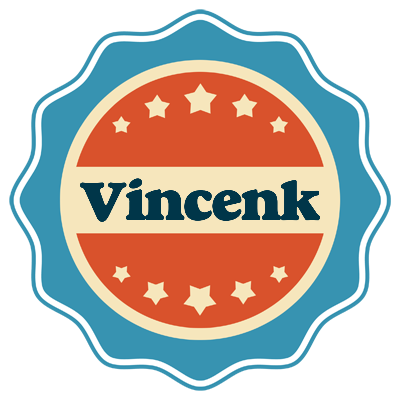 Vincenk labels logo
