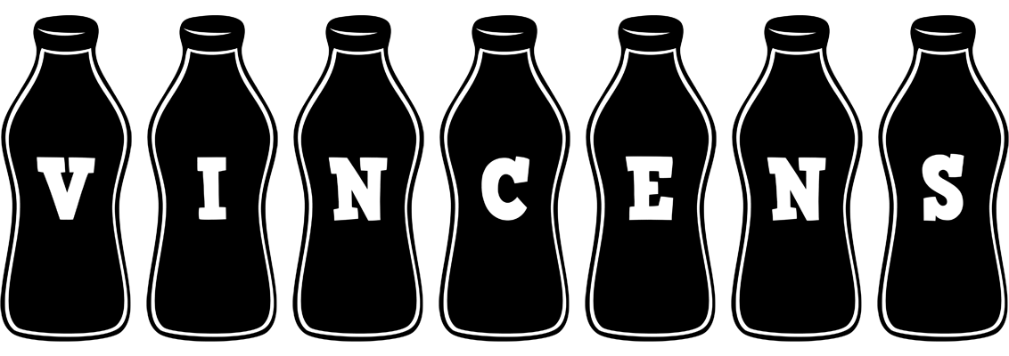 Vincens bottle logo