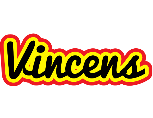 Vincens flaming logo