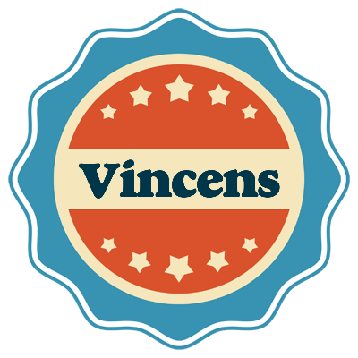 Vincens labels logo