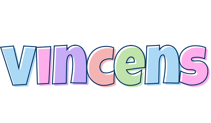 Vincens pastel logo