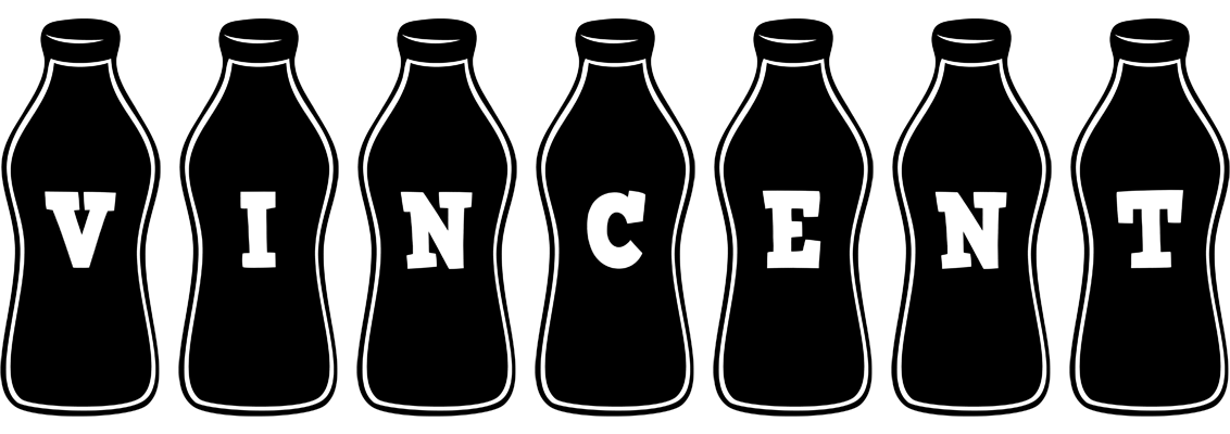 Vincent bottle logo