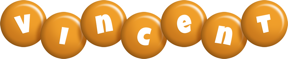 Vincent candy-orange logo