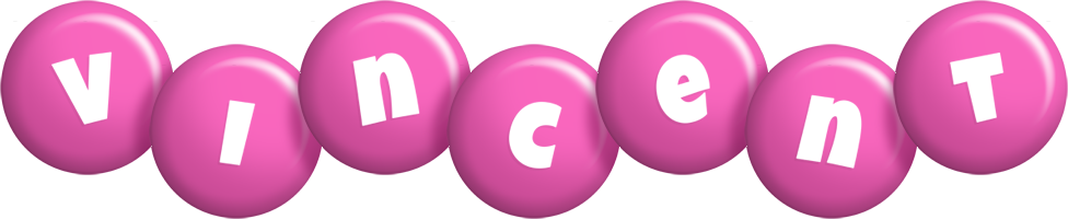 Vincent candy-pink logo