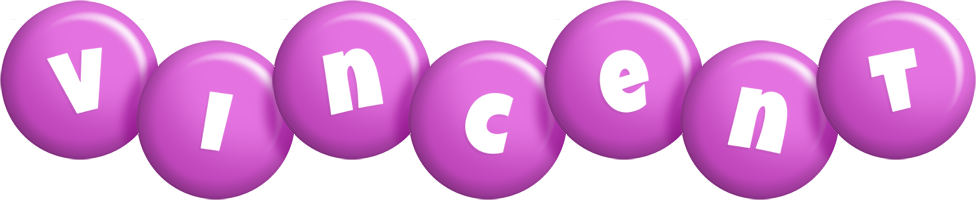 Vincent candy-purple logo