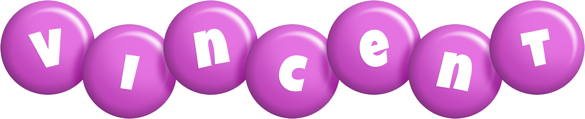 Vincent candy-purple logo