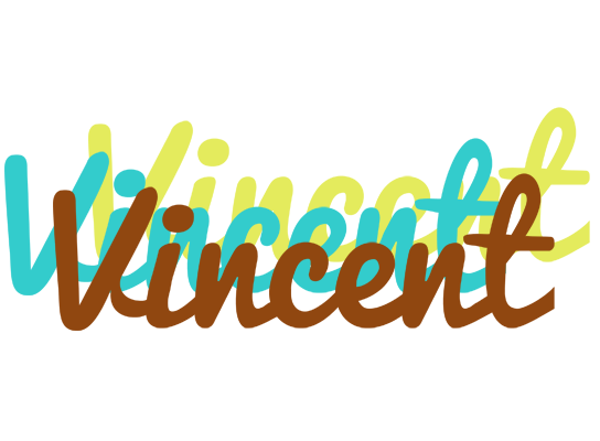 Vincent cupcake logo