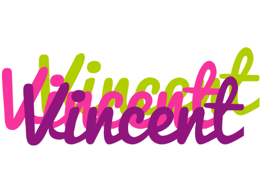 Vincent flowers logo