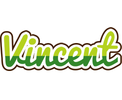 Vincent golfing logo
