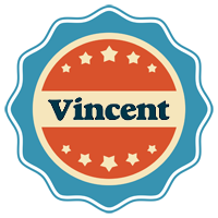 Vincent labels logo