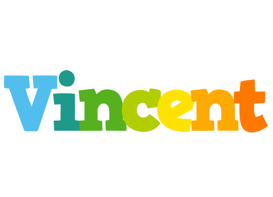 Vincent rainbows logo