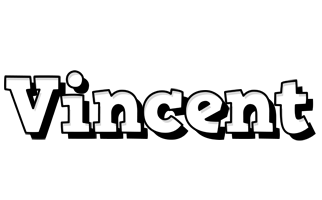 Vincent snowing logo