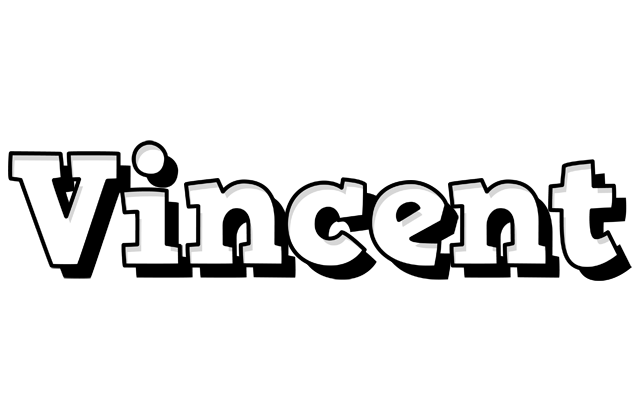 Vincent snowing logo