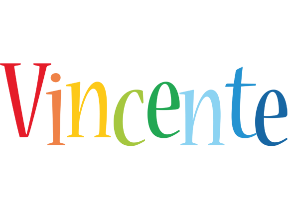 Vincente birthday logo
