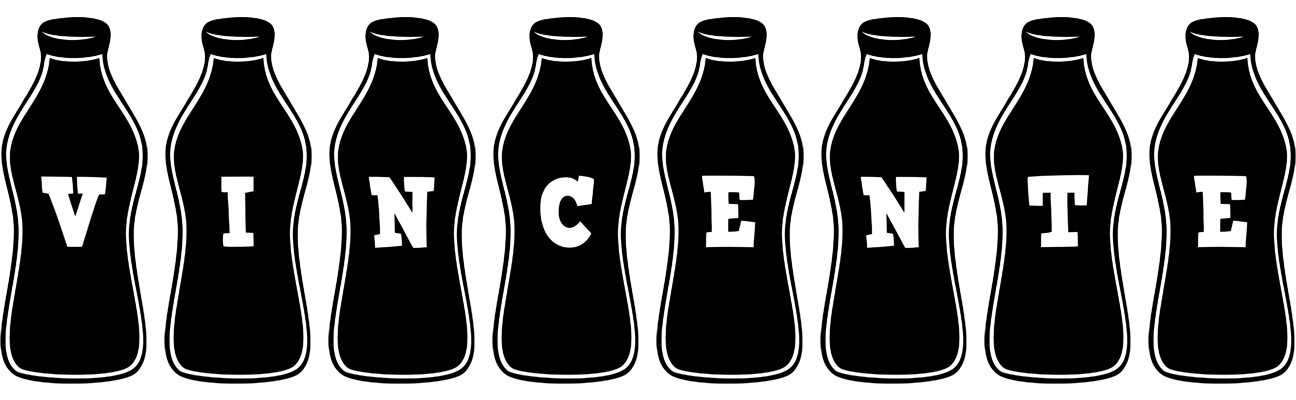 Vincente bottle logo