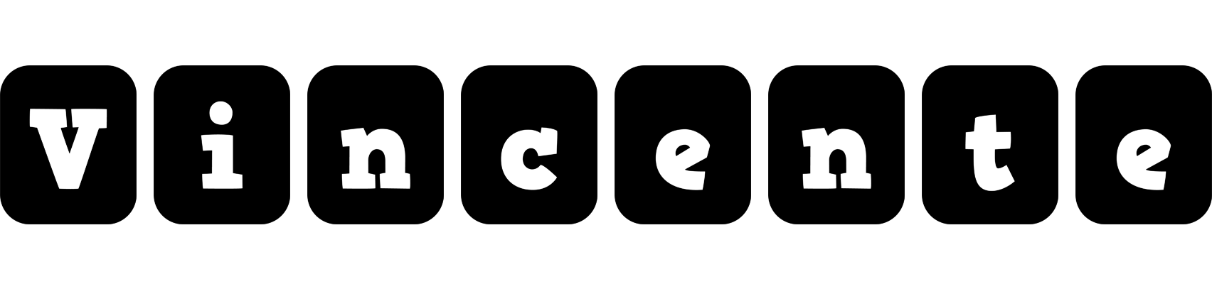 Vincente box logo