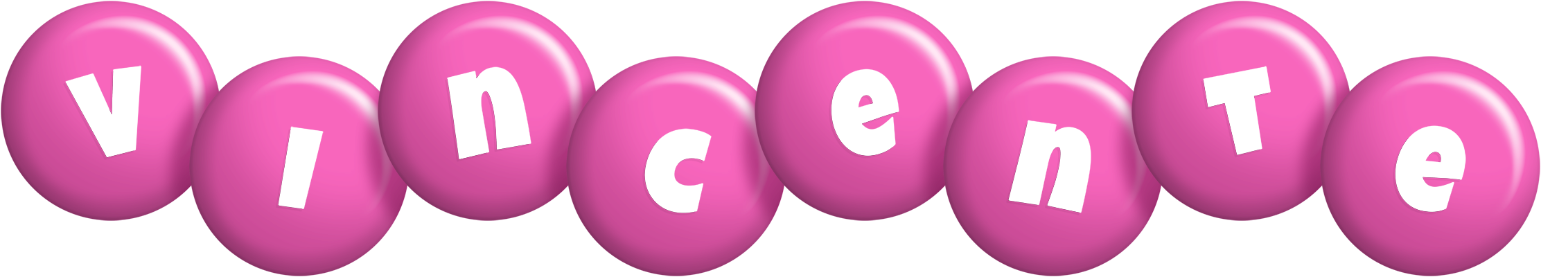 Vincente candy-pink logo