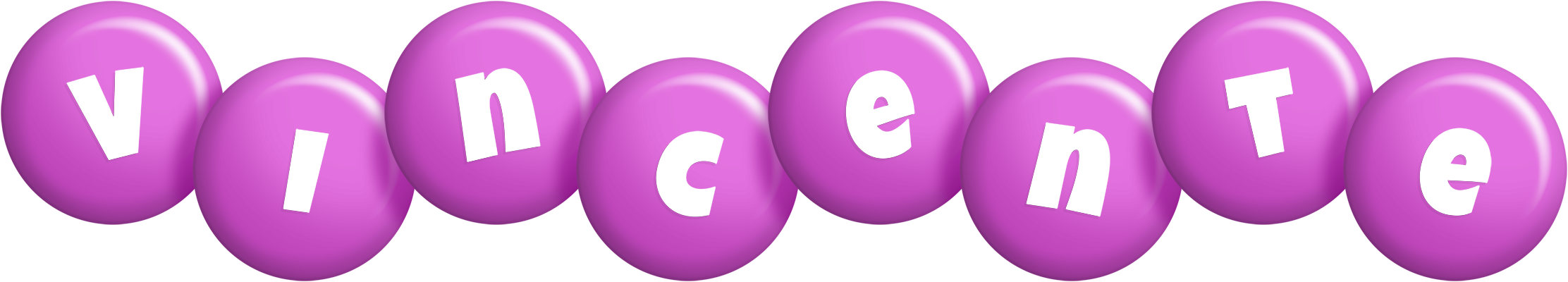 Vincente candy-purple logo