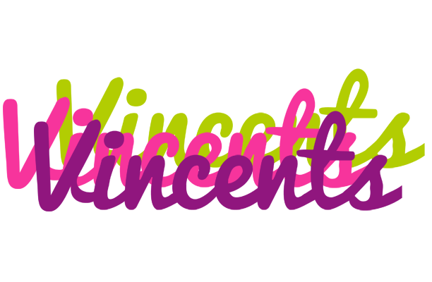 Vincents flowers logo