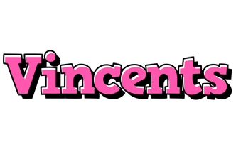 Vincents girlish logo