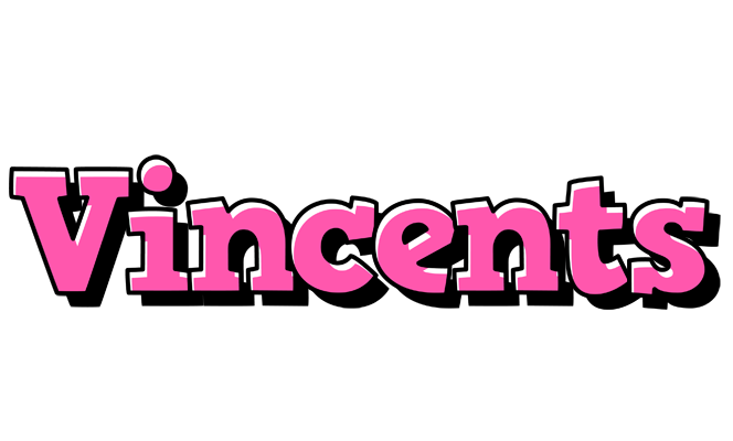 Vincents girlish logo