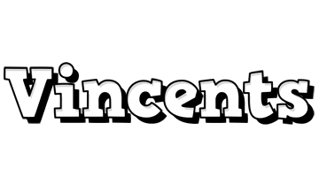 Vincents snowing logo