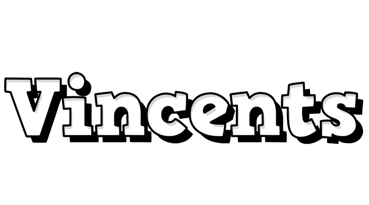 Vincents snowing logo