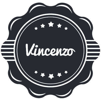 Vincenzo badge logo