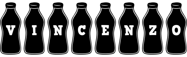 Vincenzo bottle logo
