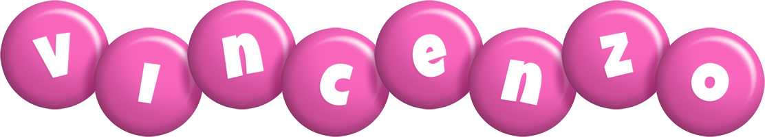 Vincenzo candy-pink logo