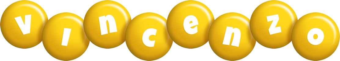 Vincenzo candy-yellow logo