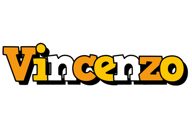 Vincenzo cartoon logo